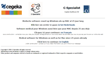 Tablet Screenshot of medibase.cegeka.be